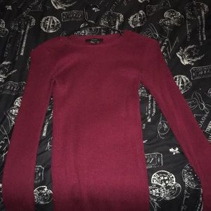 Burgundy Sweater dress From Forever 21